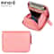 RFID Blocking Leather Zipper Wallet Organizer Compact Card Holder With Coin Storage 10