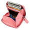 RFID Blocking Leather Zipper Wallet Organizer Compact Card Holder With Coin Storage 0