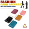 RFID Blocking Leather Zipper Wallet Organizer Compact Card Holder With Coin Storage 2