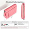 RFID Blocking Leather Zipper Wallet Organizer Compact Card Holder With Coin Storage 3