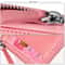 RFID Blocking Leather Zipper Wallet Organizer Compact Card Holder With Coin Storage 7