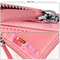RFID Blocking Leather Zipper Wallet Organizer Compact Card Holder With Coin Storage 7