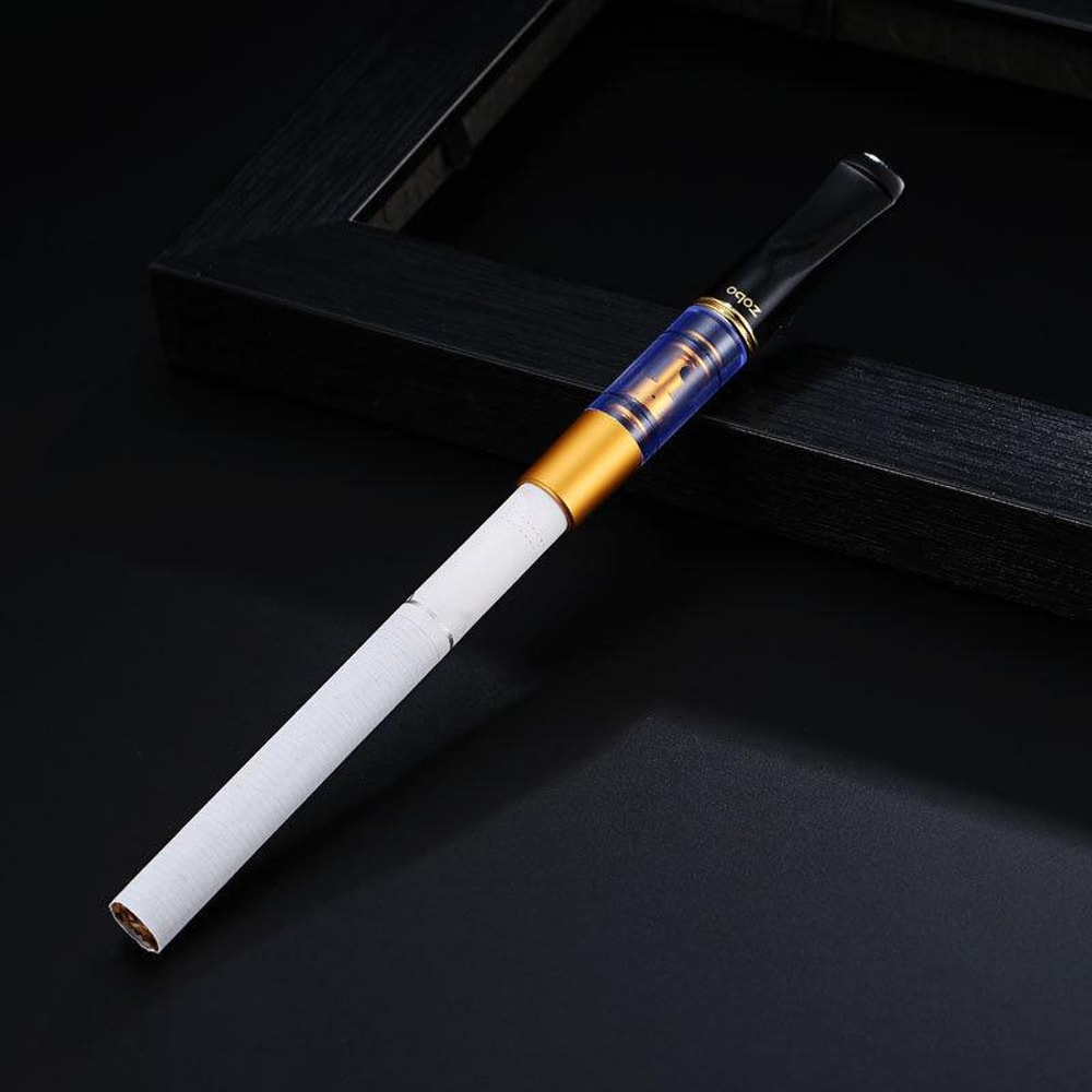 Double Filter Cigarette Holder Reusable Washable 76mm Smoking Filter Tip 3