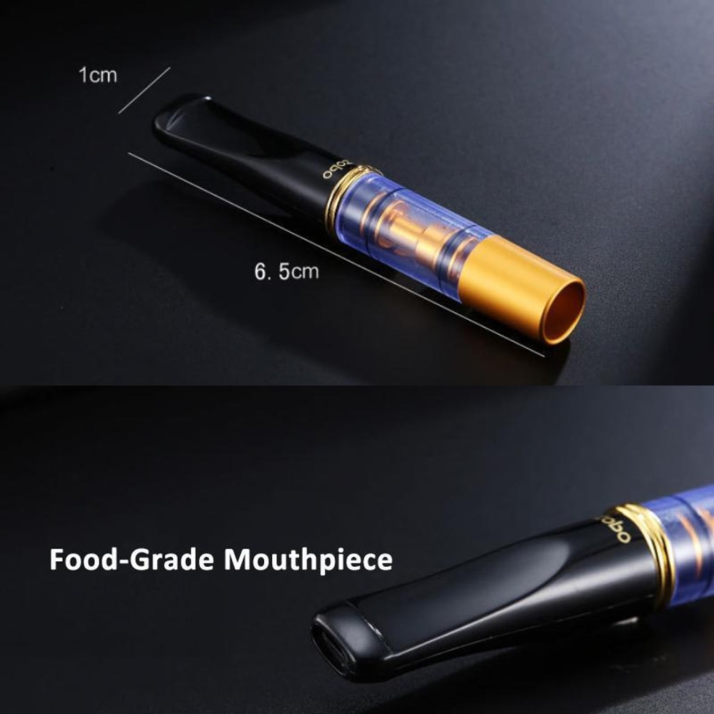 Double Filter Cigarette Holder Reusable Washable 76mm Smoking Filter Tip 4