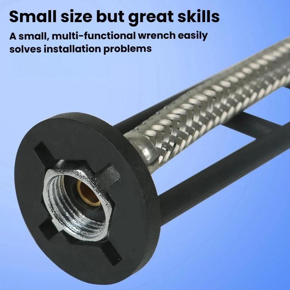 2pcs Multi Function Faucet Installation Wrench Set for Sink and Plumbing Repair