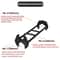 2pcs Multi Function Faucet Installation Wrench Set for Sink and Plumbing Repair