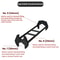 2pcs Multi Function Faucet Installation Wrench Set for Sink and Plumbing Repair