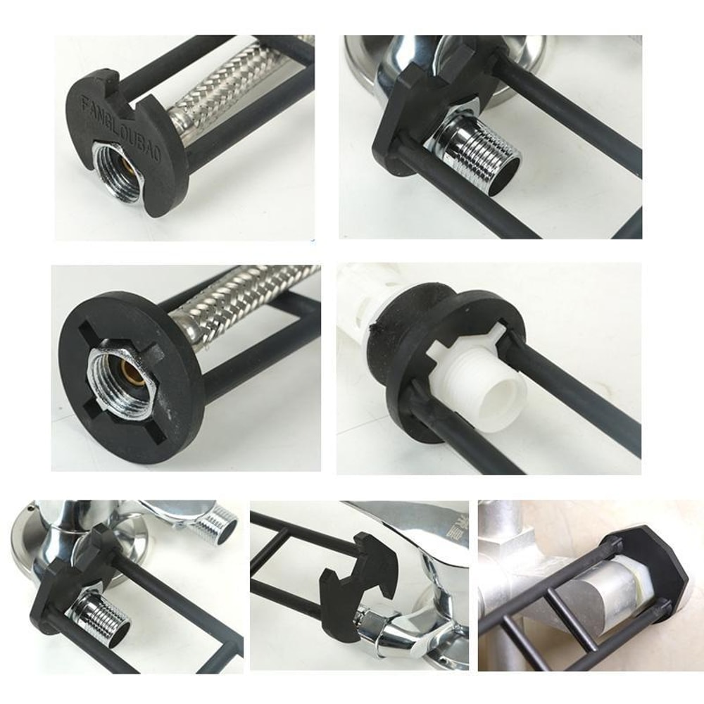 2pcs Multi Function Faucet Installation Wrench Set for Sink and Plumbing Repair