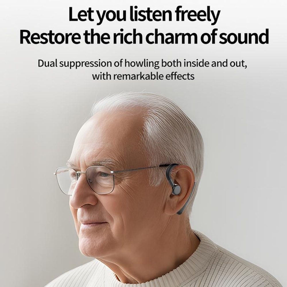 Smart Bluetooth Hearing Aid Earbuds With Noise Reduction 32 Channel Sound Amplifier 5