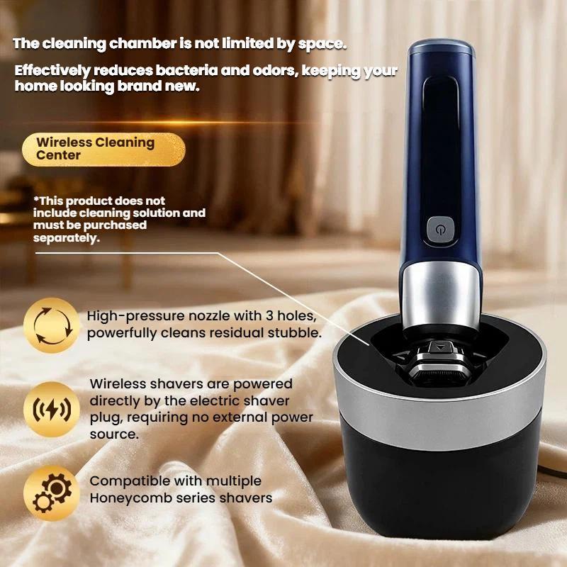 Philips 9000 Series Shaver Cleaning Station Dock, Automatic shaver cleaning station & Sanitizing Base