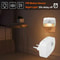Smart Motion Sensor Night Light Plugin With 3 Color Modes Dimmable LED For Hallway Bedroom 1
