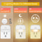 Smart Motion Sensor Night Light Plugin With 3 Color Modes Dimmable LED For Hallway Bedroom 3