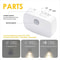 Smart Motion Sensor Night Light Plugin With 3 Color Modes Dimmable LED For Hallway Bedroom 7