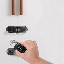 child safety cabinet locks no drill combination lock for drawers & fridges