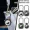 SecureTrack AirTag Lock Holder With Cable 3 Digit Combination Anti Theft Case 1