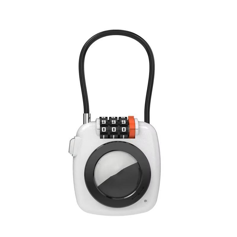 SecureTrack AirTag Lock Holder With Cable 3 Digit Combination Anti Theft Case 8