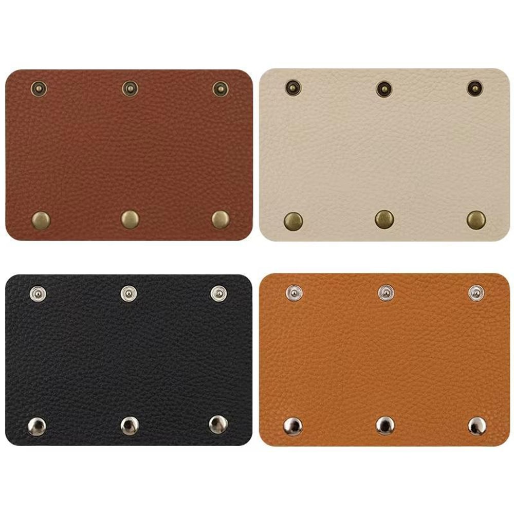 3Layer Leather Luggage Handle Protector Strap Cover AntiSlip Suitcase Handle Cover 2