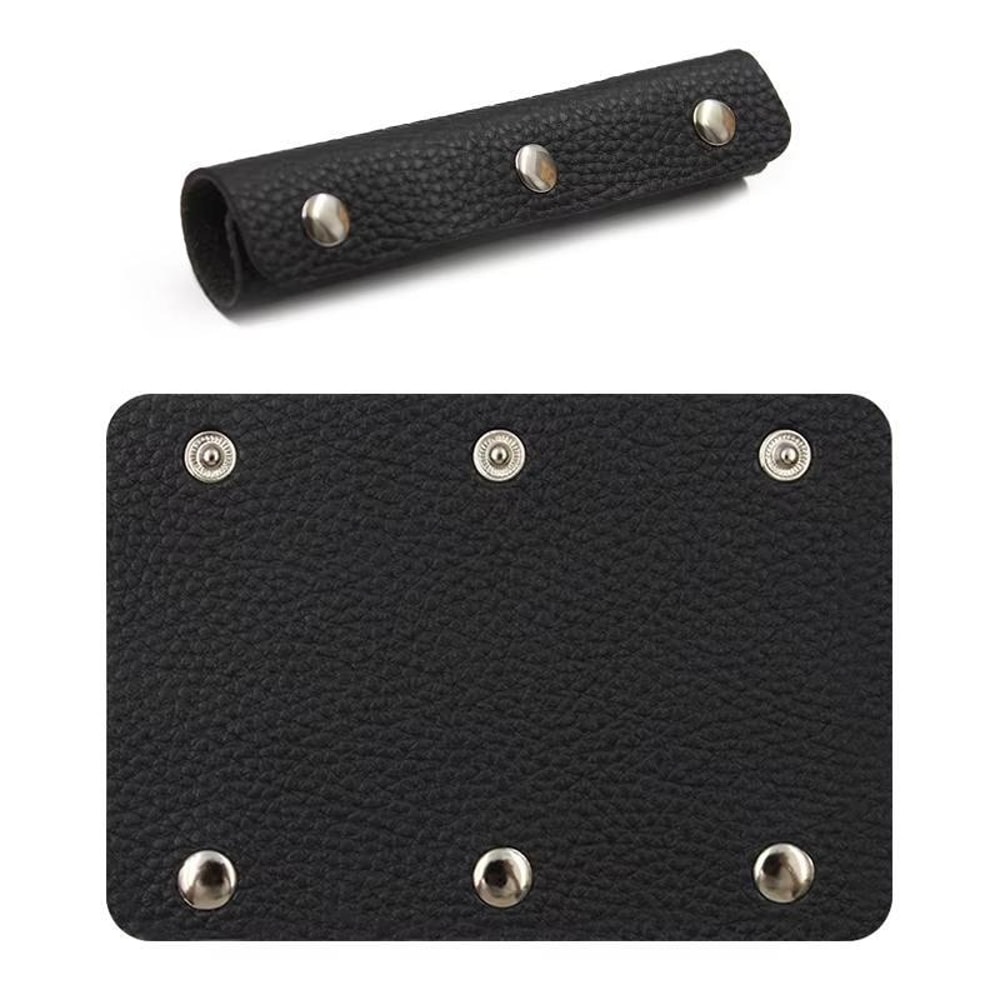 3Layer Leather Luggage Handle Protector Strap Cover AntiSlip Suitcase Handle Cover 6