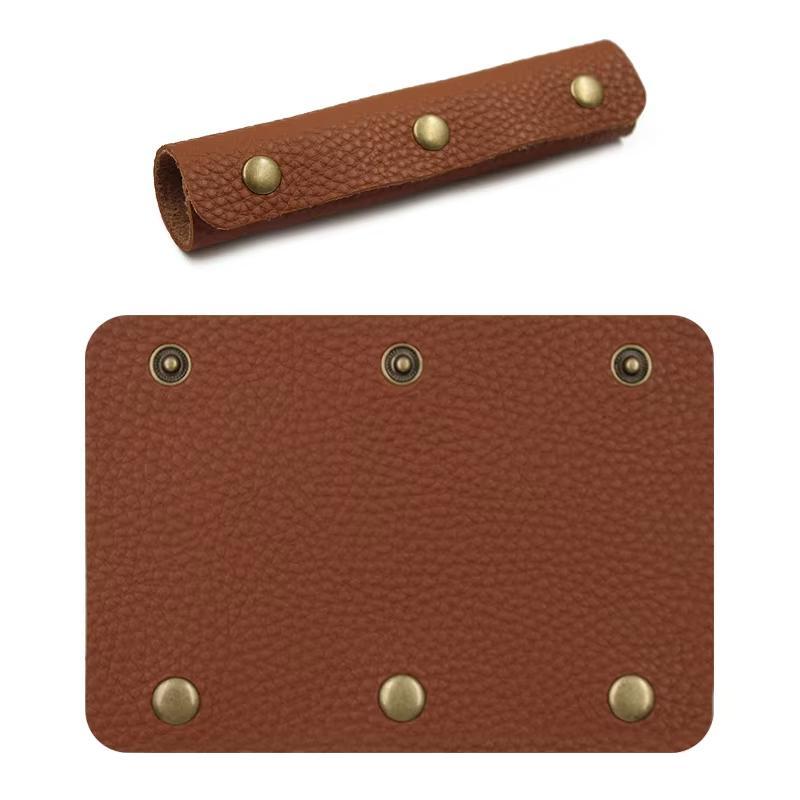 3Layer Leather Luggage Handle Protector Strap Cover AntiSlip Suitcase Handle Cover 8