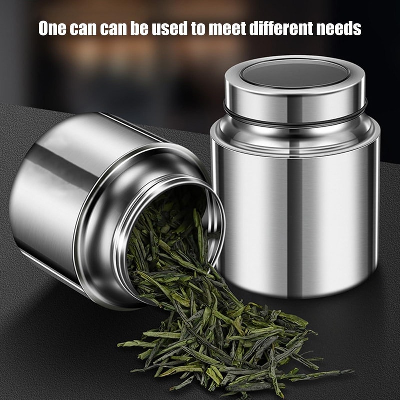 1500ml Airtight Stainless Steel Storage Canister With Transparent Lid For Kitchen Freshness 1