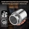 1500ml Airtight Stainless Steel Storage Canister With Transparent Lid For Kitchen Freshness 5