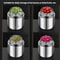 1500ml Airtight Stainless Steel Storage Canister With Transparent Lid For Kitchen Freshness 9