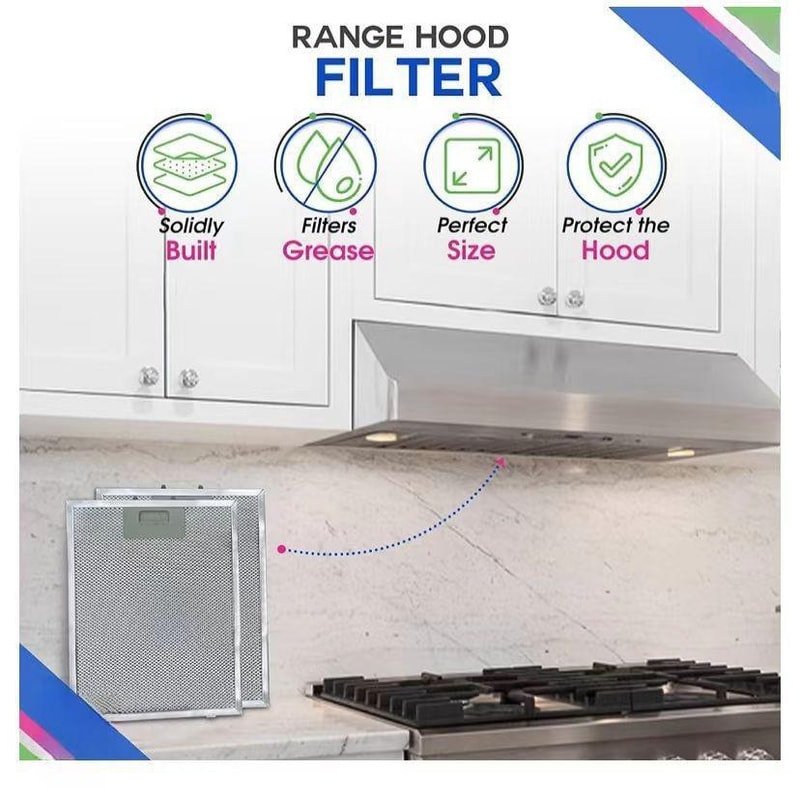 Broan Range Hood Filter Replacement 2pcs Aluminum Grease Filter