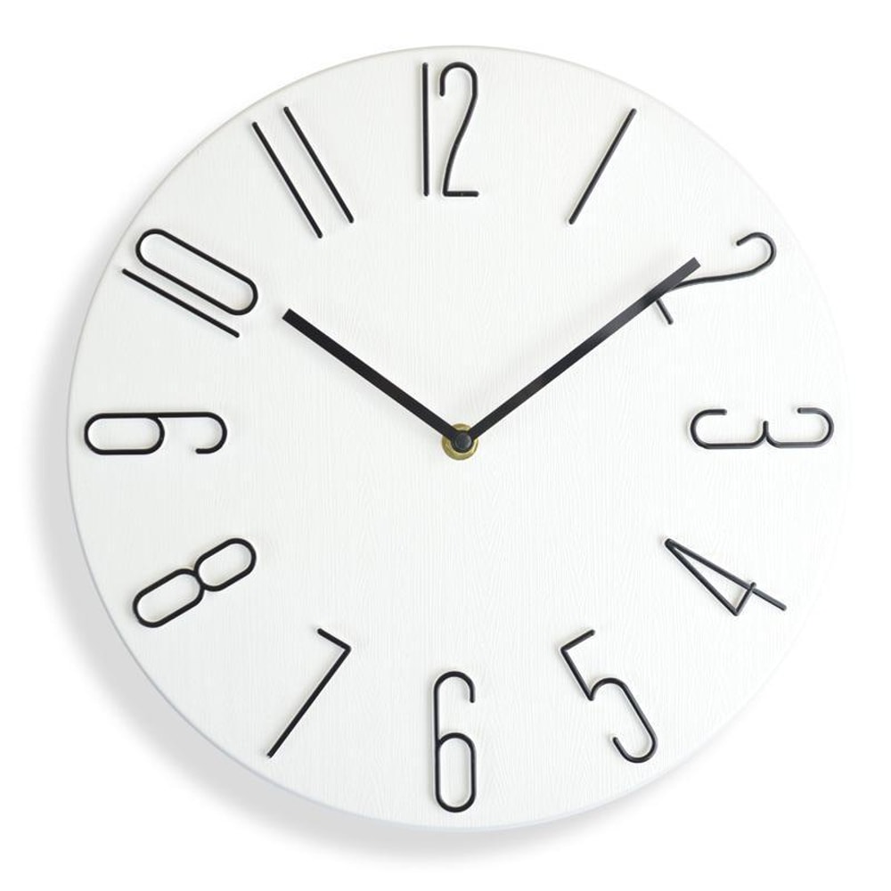Silent Frameless Wall Clock 12 Inch Minimalist Modern Quartz Clock 6