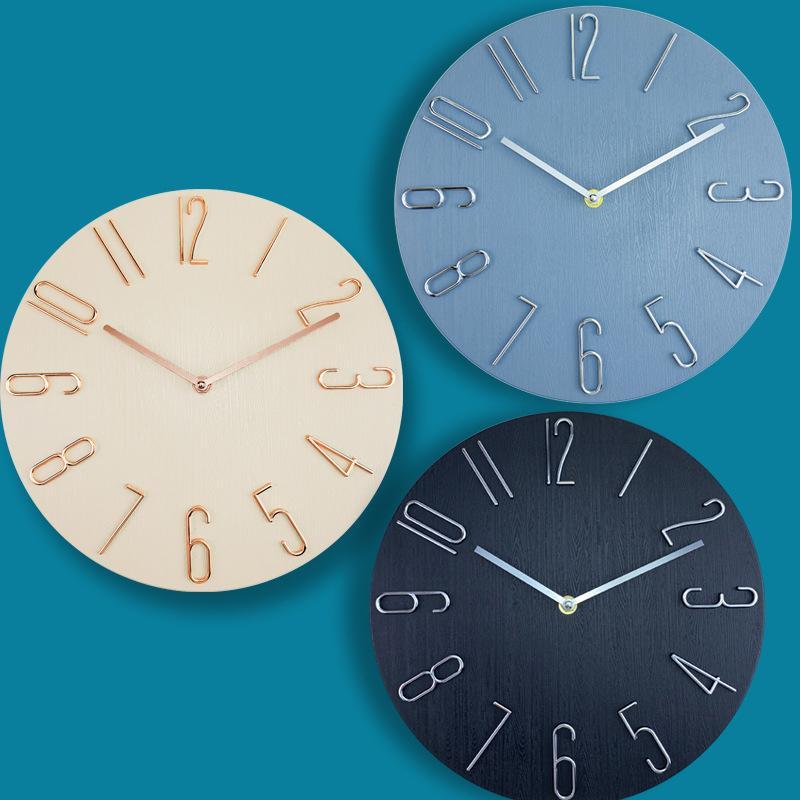 Silent Frameless Wall Clock 12 Inch Minimalist Modern Quartz Clock 2