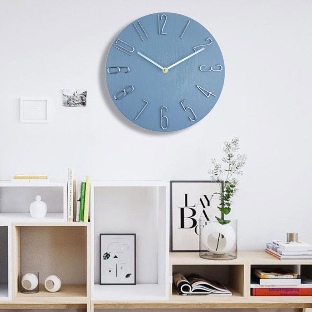 Silent Frameless Wall Clock 12 Inch Minimalist Modern Quartz Clock 1