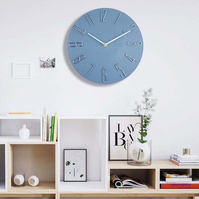 Silent Frameless Wall Clock 12 Inch Minimalist Modern Quartz Clock 1