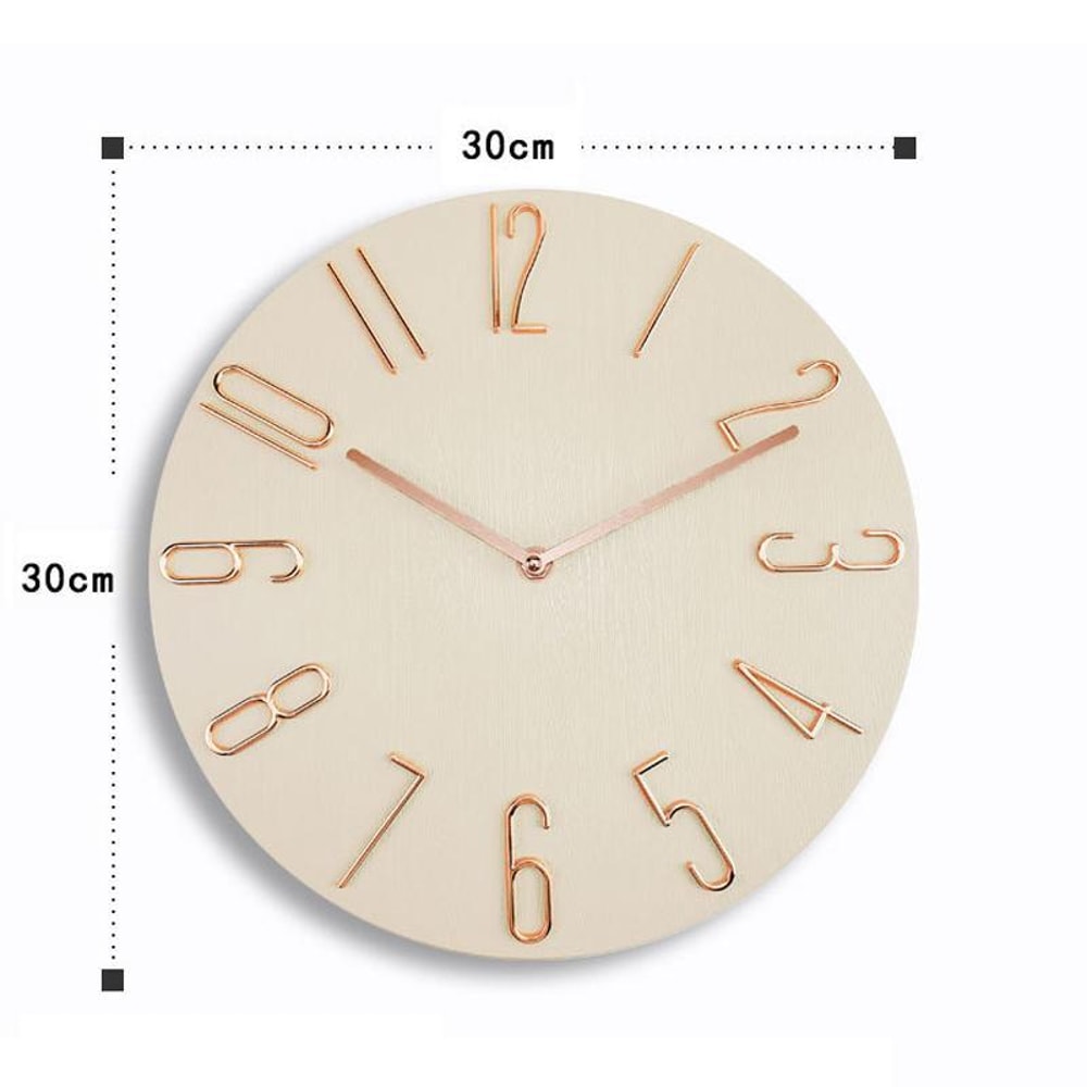 Silent Frameless Wall Clock 12 Inch Minimalist Modern Quartz Clock 3