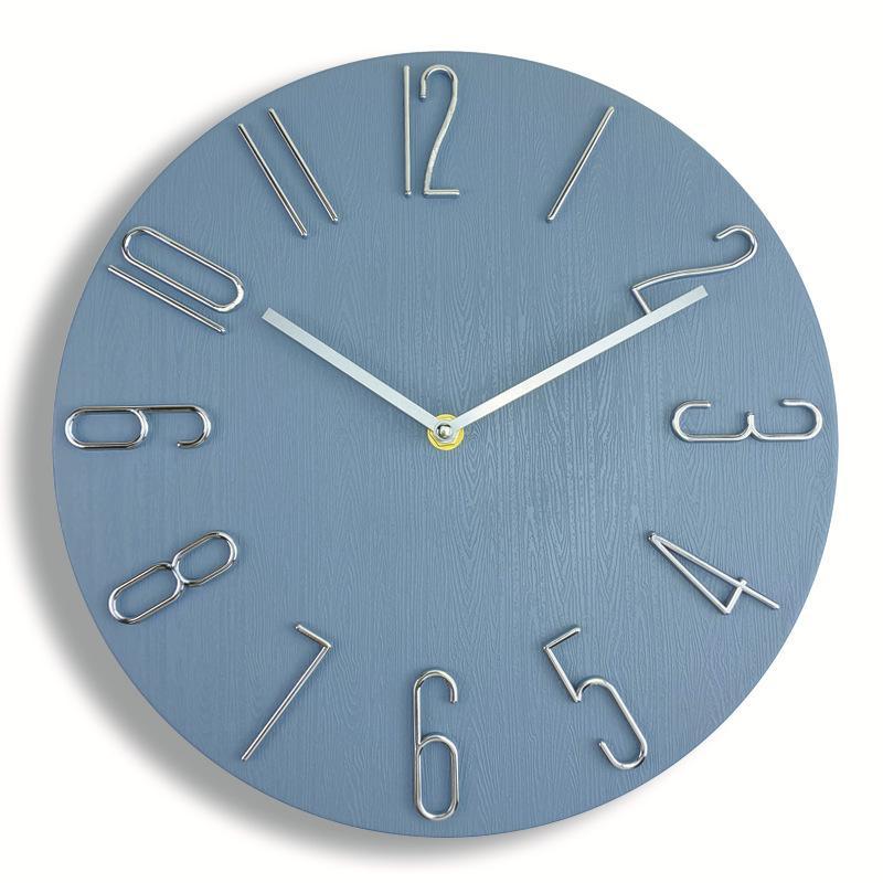Silent Frameless Wall Clock 12 Inch Minimalist Modern Quartz Clock 8