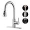 Pull Out Kitchen Faucet With 3 Modes Stainless Steel Hot And Cold Mixer Tap 4