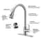 Pull Out Kitchen Faucet With 3 Modes Stainless Steel Hot And Cold Mixer Tap 2