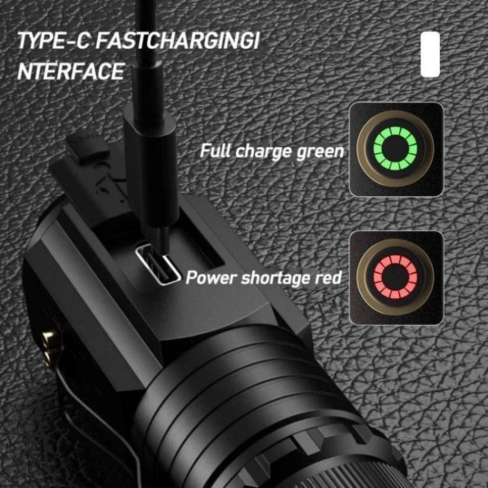 Rechargeable Mini Flashlight with Magnetic Base Waterproof Compact EDC Torch