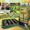 4-Cell Seedling Planter Tool for Easy Transplanting, Ergonomic Soil Block Maker for Garden & Greenhouse