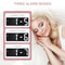 Smart LED Alarm Clock With Auto Dimming Display And Sound Control Night Mode 5