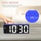 Smart LED Alarm Clock With Auto Dimming Display And Sound Control Night Mode 6