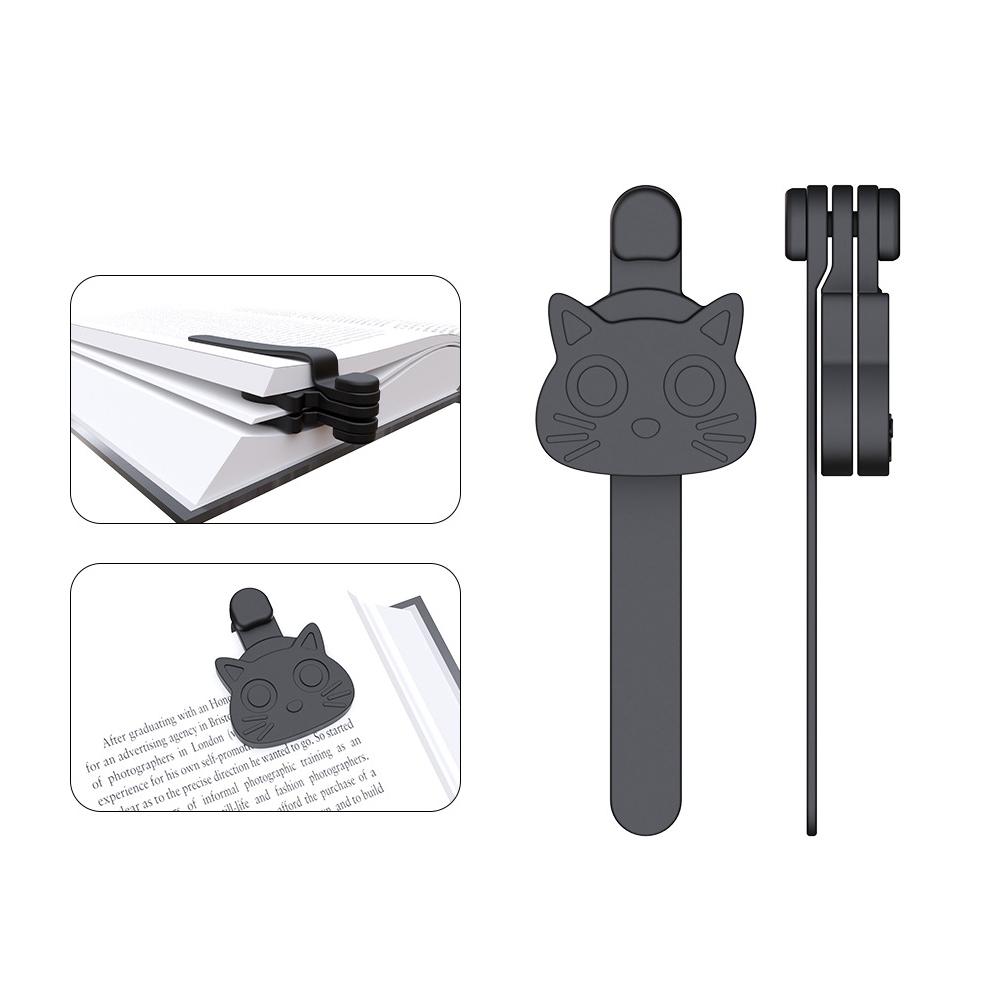 Magnetic Silicone Bookmark Clip Page Marker Reusable Reading Helper 1