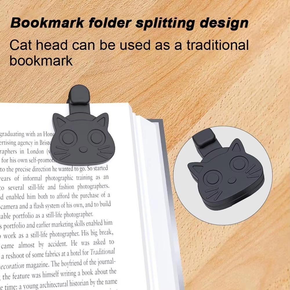 Magnetic Silicone Bookmark Clip Page Marker Reusable Reading Helper 5