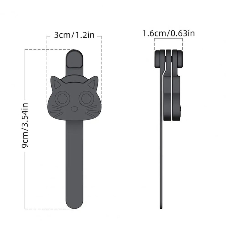 Magnetic Silicone Bookmark Clip Page Marker Reusable Reading Helper 6