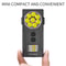 Magnetic Mini Keychain Work Light USB Rechargeable Portable LED Flashlight