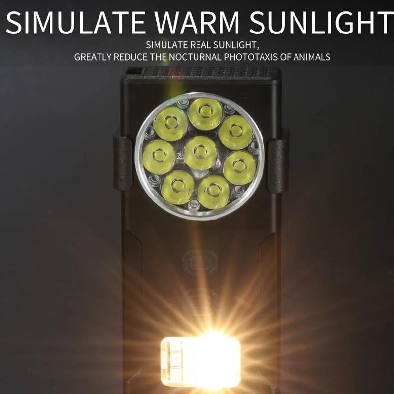 Magnetic Mini Keychain Work Light USB Rechargeable Portable LED Flashlight