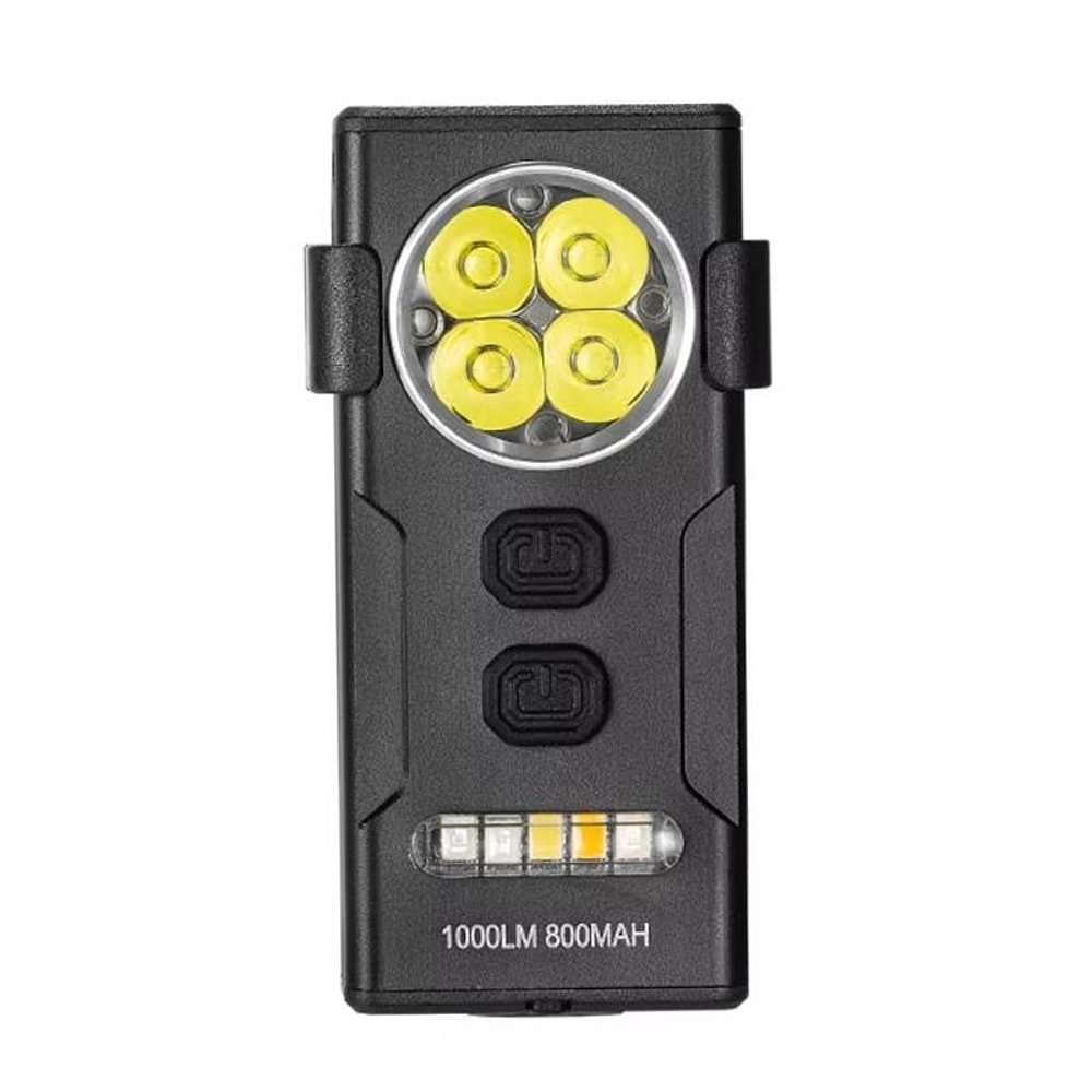 Magnetic Mini Keychain Work Light USB Rechargeable Portable LED Flashlight