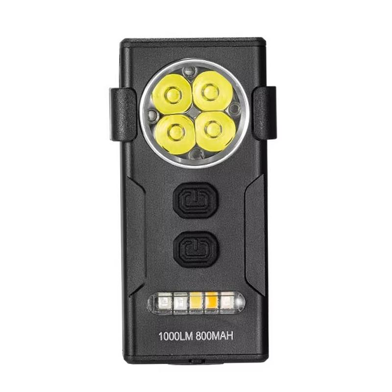 Magnetic Mini Keychain Work Light USB Rechargeable Portable LED Flashlight
