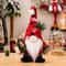 Cozy Christmas Gnome Plush Ornament Knitted Holiday Decor 6