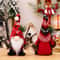 Cozy Christmas Gnome Plush Ornament Knitted Holiday Decor 3