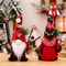 Cozy Christmas Gnome Plush Ornament Knitted Holiday Decor 3