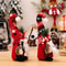 Cozy Christmas Gnome Plush Ornament Knitted Holiday Decor 4
